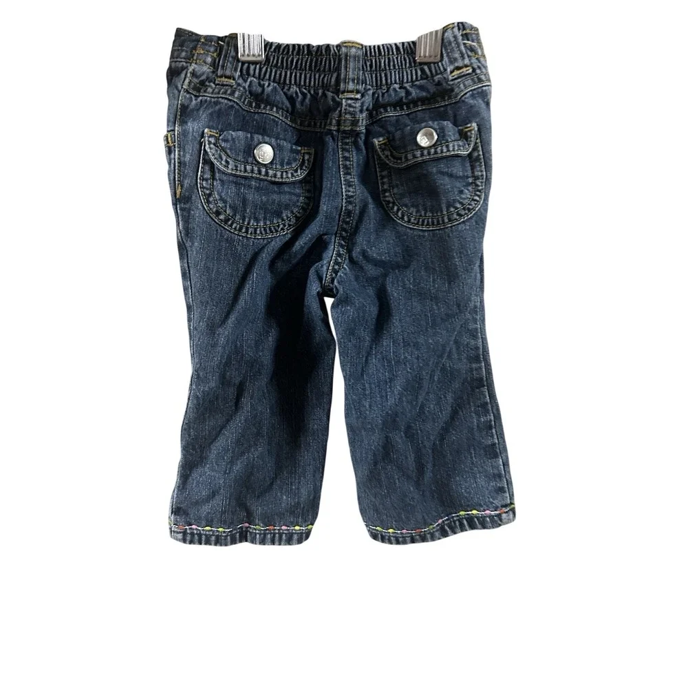 Vintage Gymboree 2008 Embroidered Gummy Bear Jeans‎ Size 6-12mo. Euc